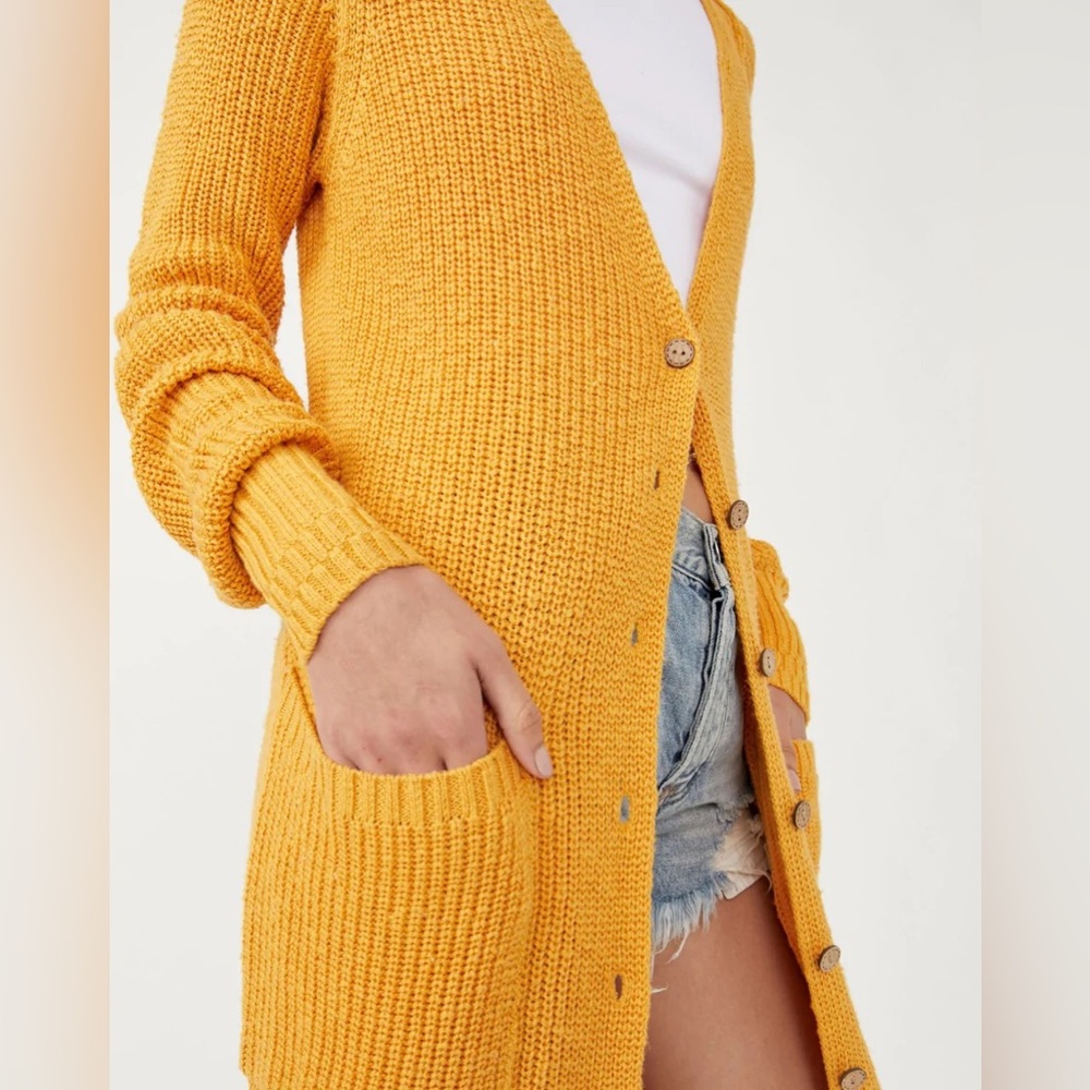 NWT ☀️ FREE PEOPLE It’s alright Cardigan - Picture 6 of 10